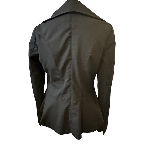 Millard Fillmore Anthropologie Wool Blend Black Blazer, Size Medium - Picture 5 of 8